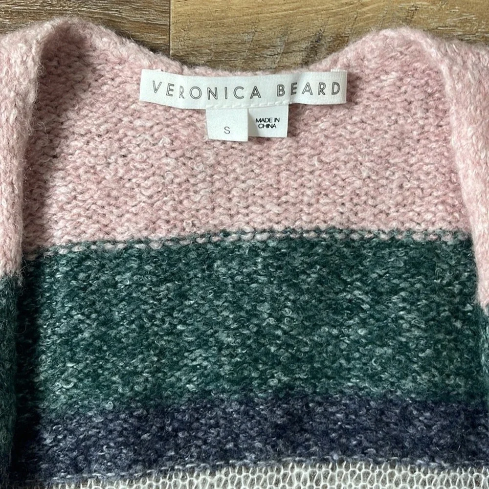 Veronica Beard Multicolor Striped Cardigan - Picture 4 of 8